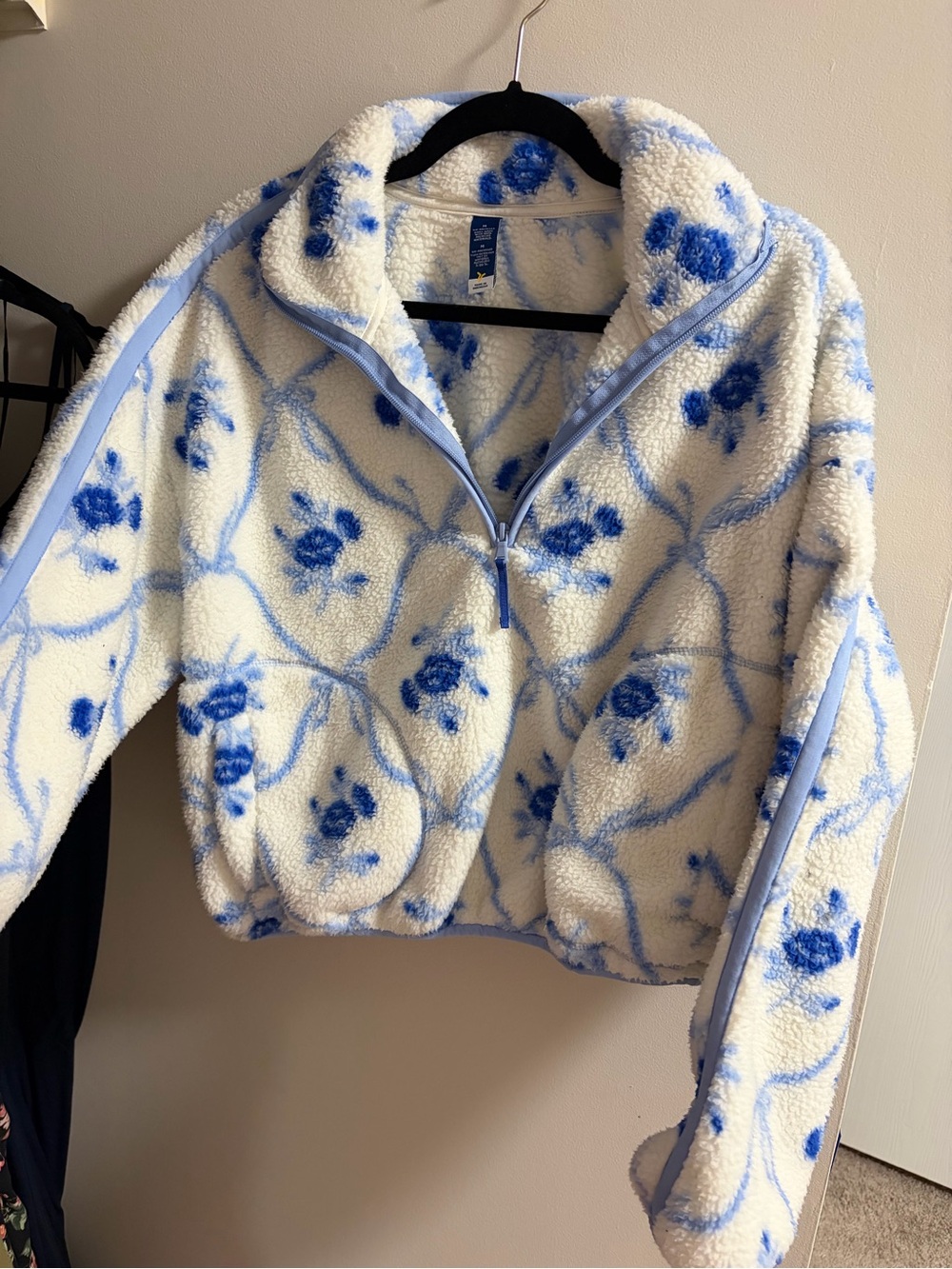 Old Navy Sherpa Half-Zip Sweater